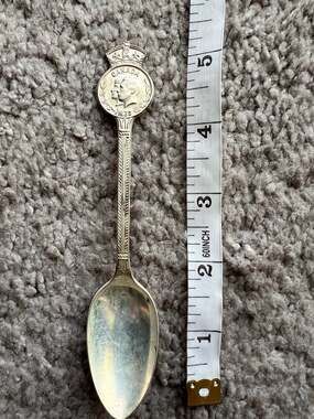 Vintage Wm. A. Rogers 1939 Canada Royal Visit Commemorative Souvenir Spoon